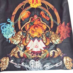 Scummy Bears X Wakaan Ancient Aliens Long Top Dress MEDIUM *FLAW*